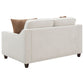Christine Upholstered Sloped Arm Loveseat Beige