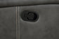 Raelynn Upholstered Track Arm Motion Sofa Grey