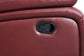 Camila Upholstered Glider Recliner Chair Red