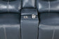 Sloane 2-piece Upholstered Reclining Sofa Set Blue