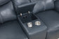 Sloane 2-piece Upholstered Reclining Sofa Set Blue