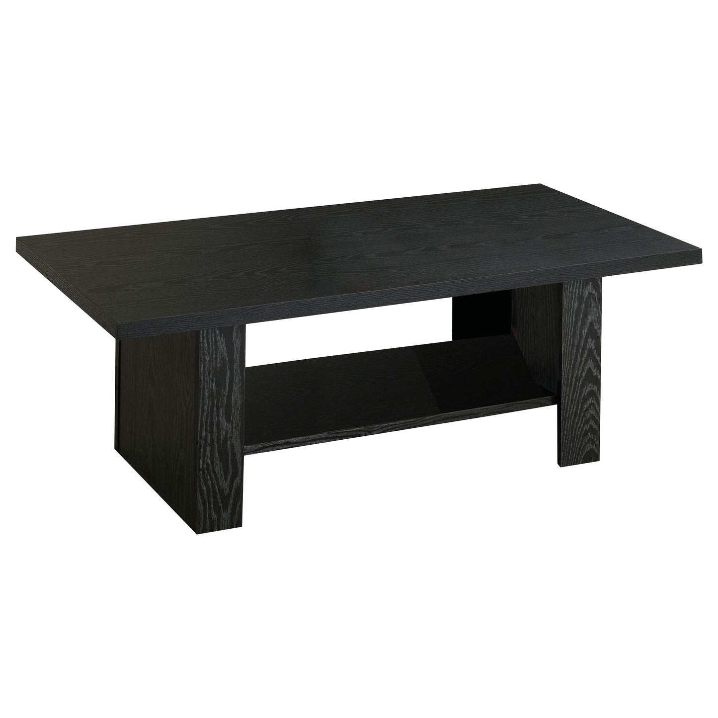 Rodez 3-piece Engineered Wood Coffee Table Set Black