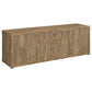 Tabby 4-door Engineered Wood 60-inch TV Stand Mango