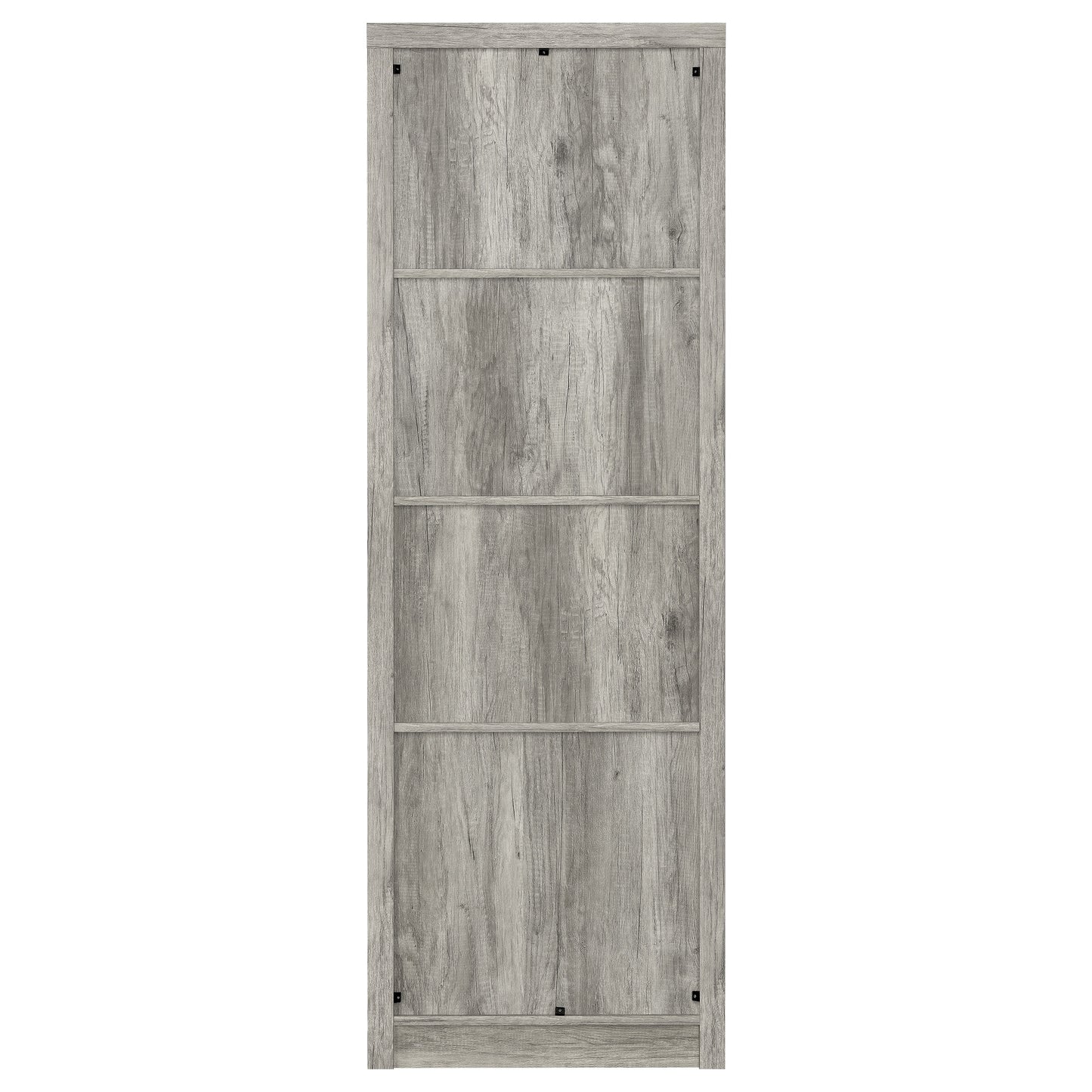 Burke 4-shelf Engineered Wood Media Tower Grey Driftwood