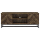 Myles 2-door Engineered Wood 60-inch TV Stand Rustic Oak