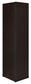 Alder 71-inch 6-shelf Corner Bookcase Cappuccino