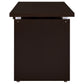 Skylar 55-inch Computer Desk with Keyboard Drawer Cappuccino