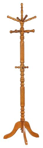 Achelle Coat Rack with 11 Hooks Golden Brown