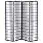 Roberto 4-panel Folding Screen Dark Grey and White