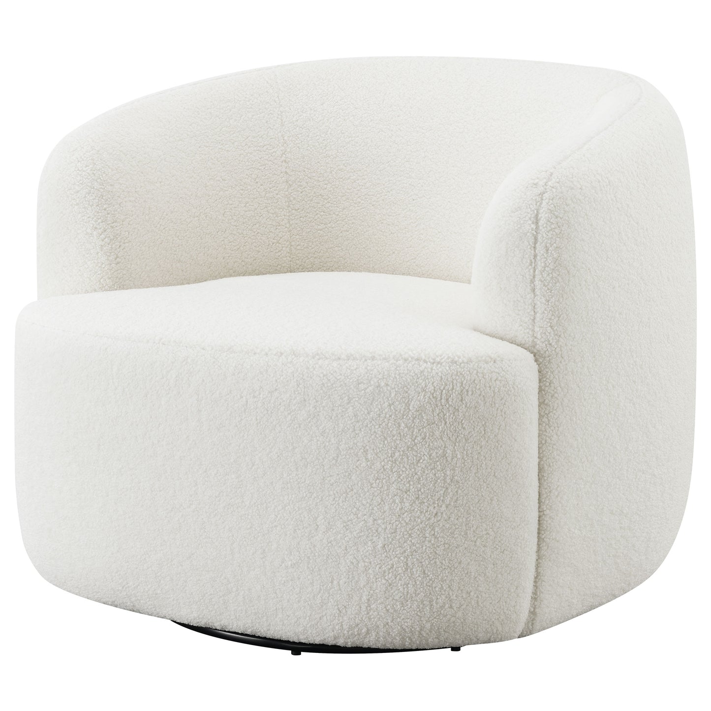 Hudson Upholstered Swivel Chair Natural