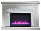 Gilmore Rectangular Freestanding Fireplace Mirror