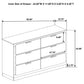 Caraway 4-piece California King Bedroom Set Black