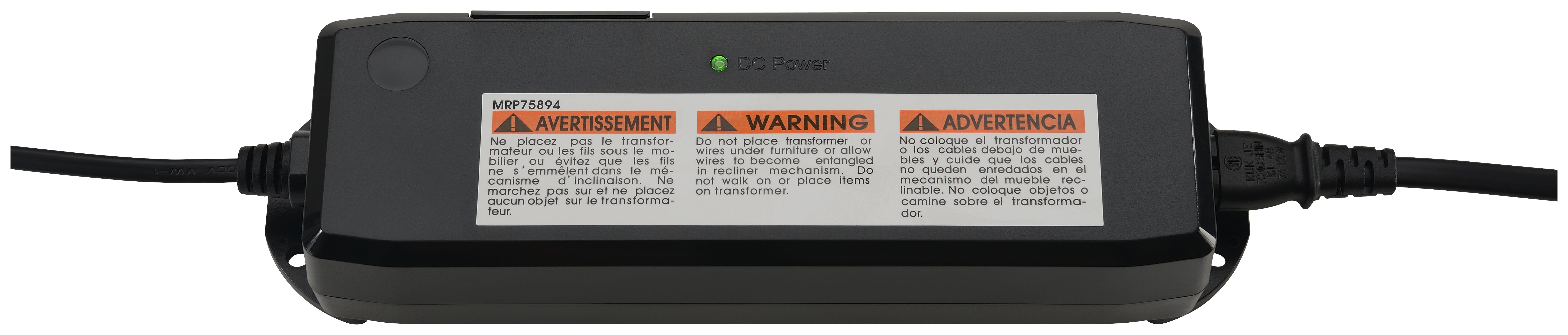 Clara Full Adjustable Bed Base Grey and Black