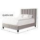 AVERY - STREAM QUEEN BED 5/0
