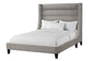 JACOB - LUXE LIGHT GREY QUEEN BED 5/0