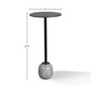 CROSSINGS SERENGETI ACCENT TABLE (MADE OF IRON & MARBLE)