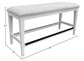 AMERICANA MODERN DINING BENCH COUNTER UPHOLSTERED 49 IN.