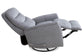 GEMINI - CAPRI SILVER MANUAL SWIVEL RECLINER