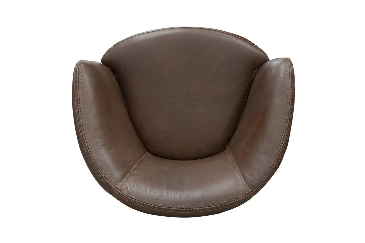BAROLO - VINTAGE BROWN SWIVEL CLUB CHAIR