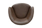BAROLO - VINTAGE BROWN SWIVEL CLUB CHAIR
