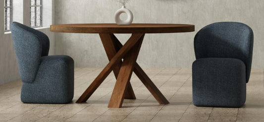 BONGO QUARTERMASTER INDIGO DINING CHAIR (2/CTN - SOLD IN PAIRS)