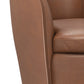 BAROLO - VINTAGE WHISKEY SWIVEL CLUB CHAIR