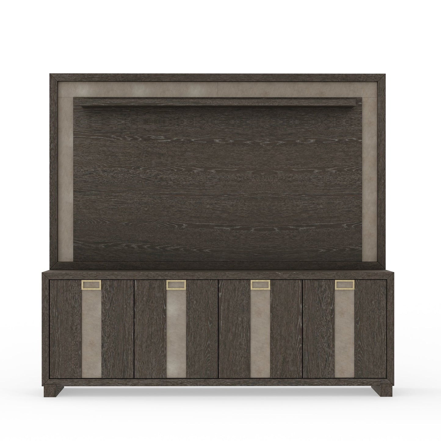 ASCENT 90 IN. TV CONSOLE WITH HUTCH AND BACK PANEL