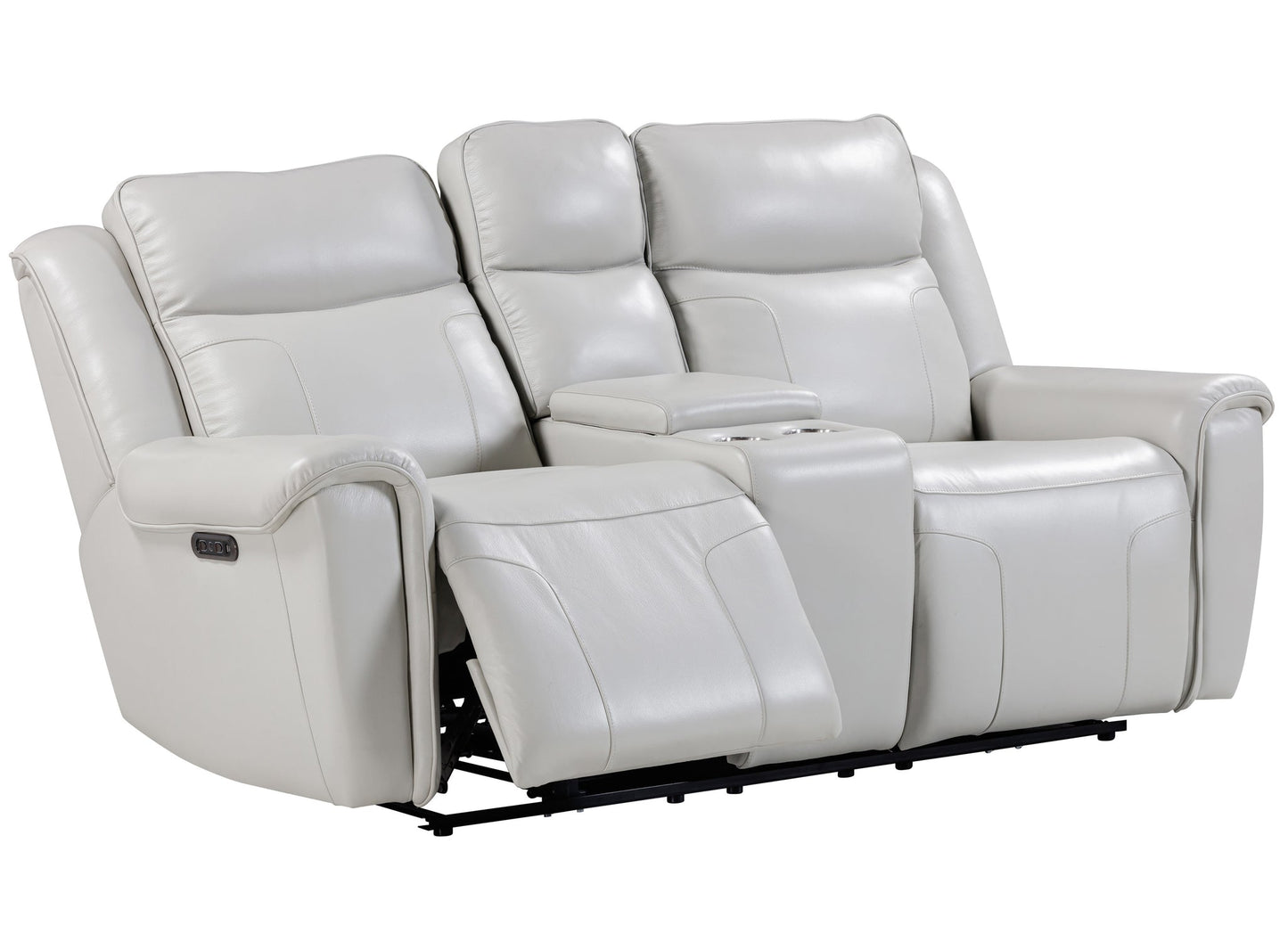 ATLANTIS - WHISPER IVORY POWER ZERO GRAVITY CONSOLE LOVESEAT