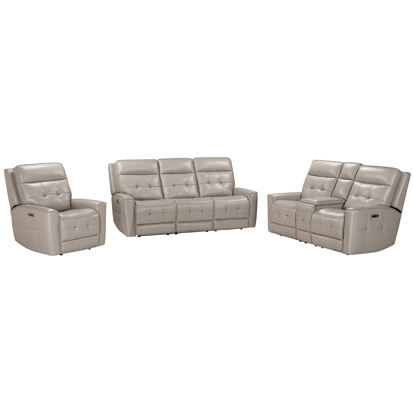 CANTERBURY - PEWTER POWER ZERO GRAVITY CONSOLE LOVESEAT
