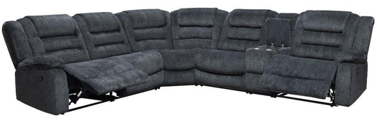BOLTON - MISTY STORM 6PC MODULAR RECLINING SECTIONAL