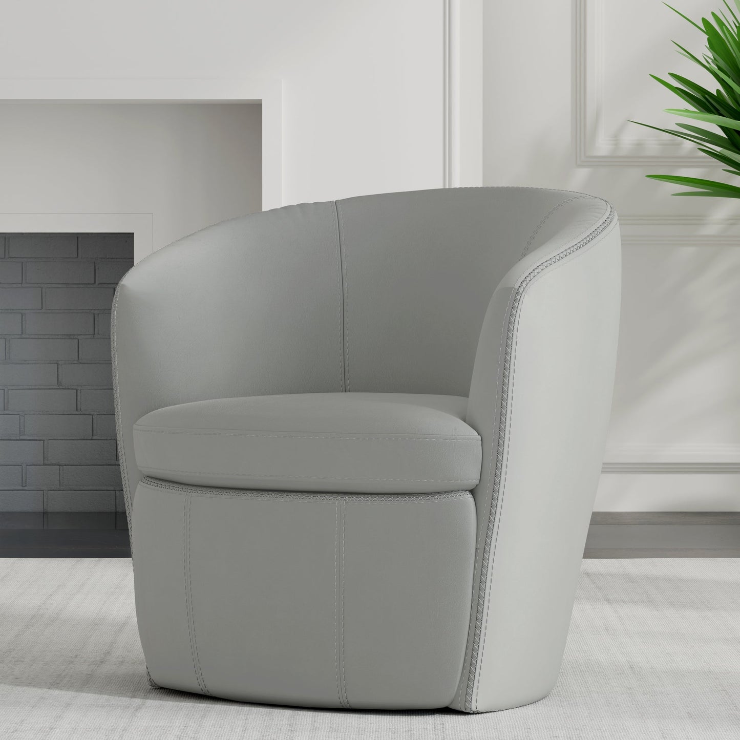 BAROLO - STEAMBOAT ICE SWIVEL CLUB CHAIR