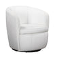 BAROLO - SNOW SWIVEL CLUB CHAIR