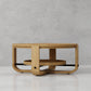 ESCAPE ROUND COCKTAIL TABLE WITH SHELF