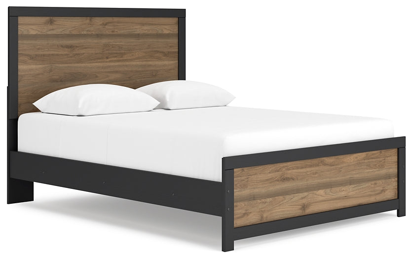 Vertani Queen Panel Bed with Dresser