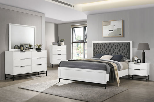 Sonora 5-piece Eastern King Bedroom Set White