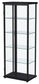 Aero 4-shelf Display Curio Cabinet with LED Lighting Black