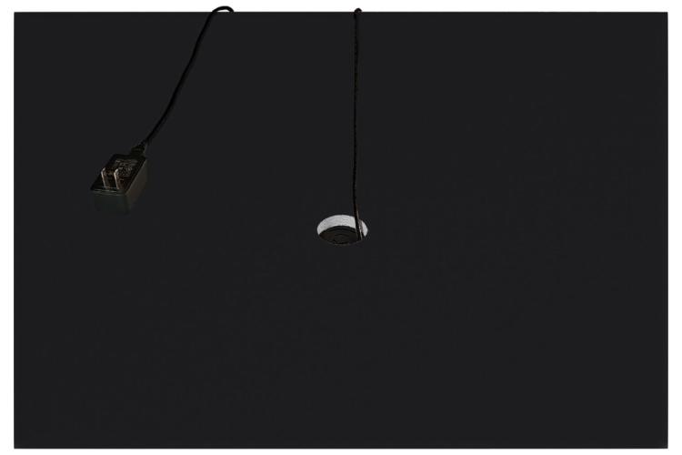 Aero 4-shelf Display Curio Cabinet with LED Lighting Black