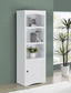 Laughlin 4-shelf Engineered Wood Media Tower White
