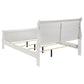 Louis Philippe 47-inch Queen Sleigh Panel Bed White