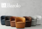 BAROLO - VINTAGE SLATE SWIVEL CLUB CHAIR