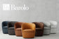 BAROLO - VINTAGE NAVY SWIVEL CLUB CHAIR