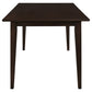 Gabriel Rectangular 59-inch Wood Dining Table Cappuccino