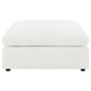 Raleigh Boucle Upholstered Ottoman Ivory