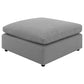Raleigh Boucle Upholstered Ottoman Grey