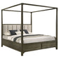 Gran Park Eastern King Canopy Bed Dark Cocoa