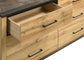 Kaywood 6-drawer Dresser and Mirror Natural Pine