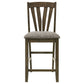 Canfield Counter Height Dining Side Chair Brown (Set of 2)