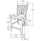 Canfield Counter Height Dining Side Chair Brown (Set of 2)