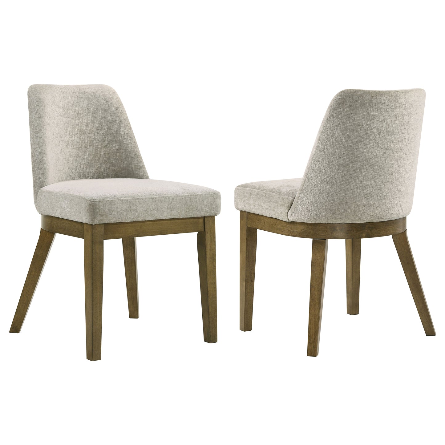 Castlewood Upholstered Side Chair Light Tan (Set of 2)