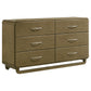 Amsbury 4-piece Eastern King Bedroom Set Nutmeg